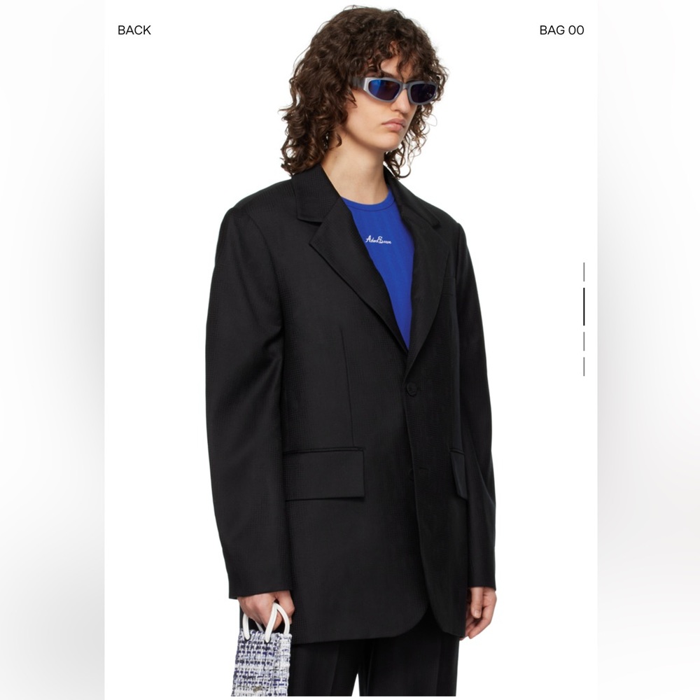 NWT Ader Error Black Blazer Size A1